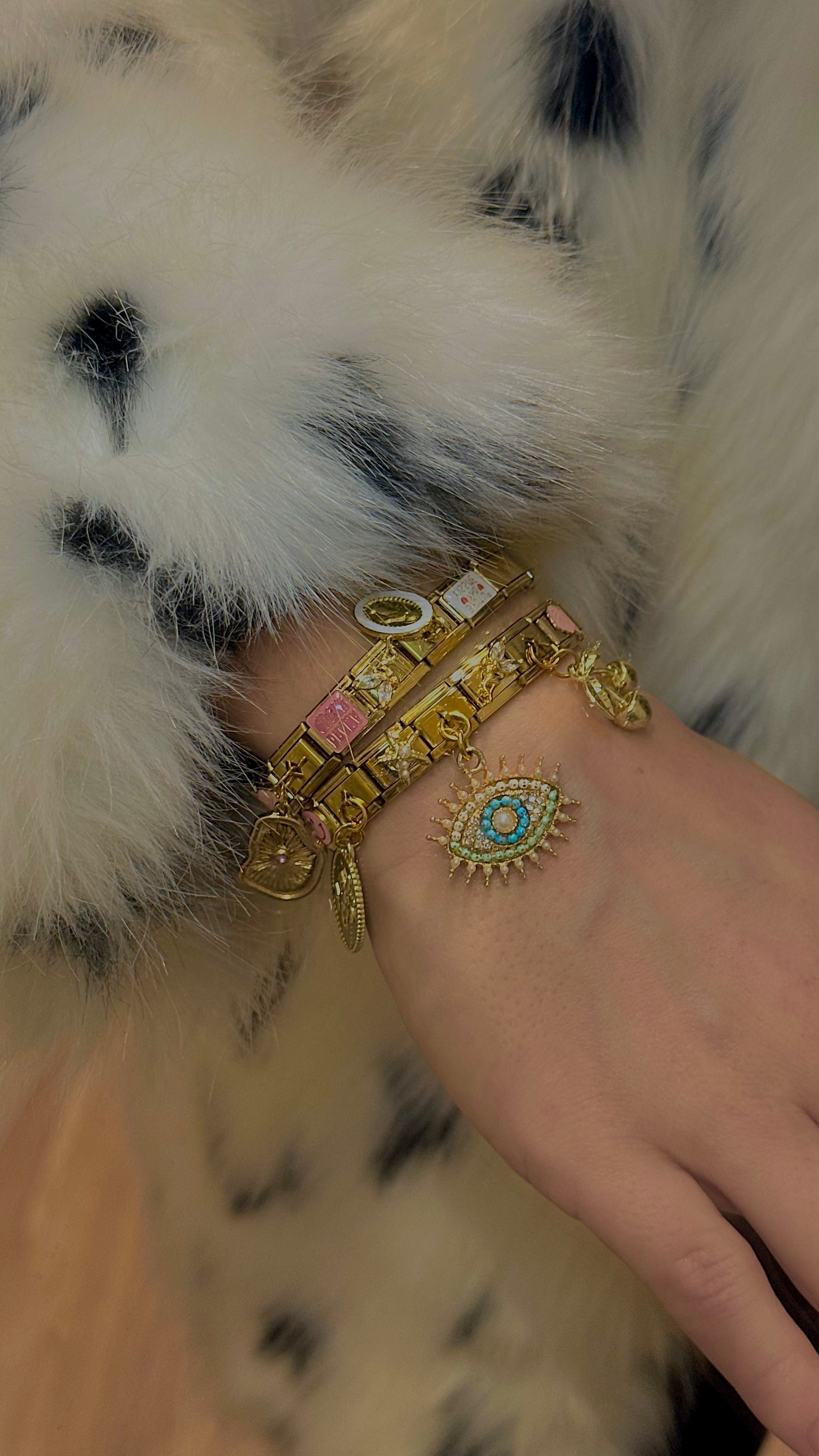 11Bracelet Italien Doré – Base pour Charms | Charmy Paris