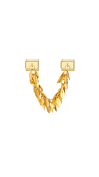 Charm N°16 – Double Pendentif & Plumes Dorées – Collection Douce Aura | Charmy Paris
