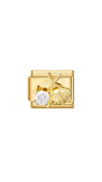 Charm N°6 – Coquillage, Étoile de Mer & Perle Nacrée – Collection Brise d’Or | Charmy Paris
