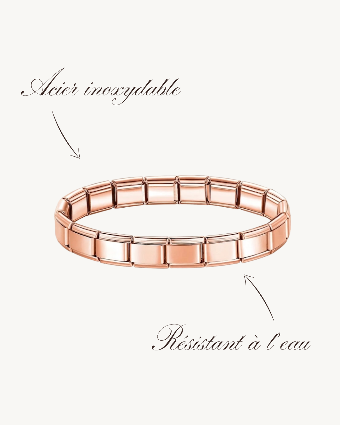 Bracelet Italien Rose Gold