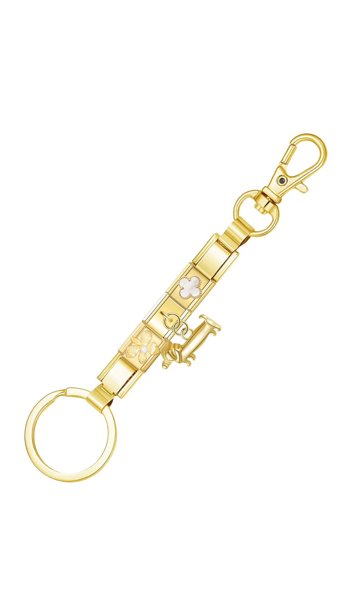 Porte-Clés Italien Golden Tiaré