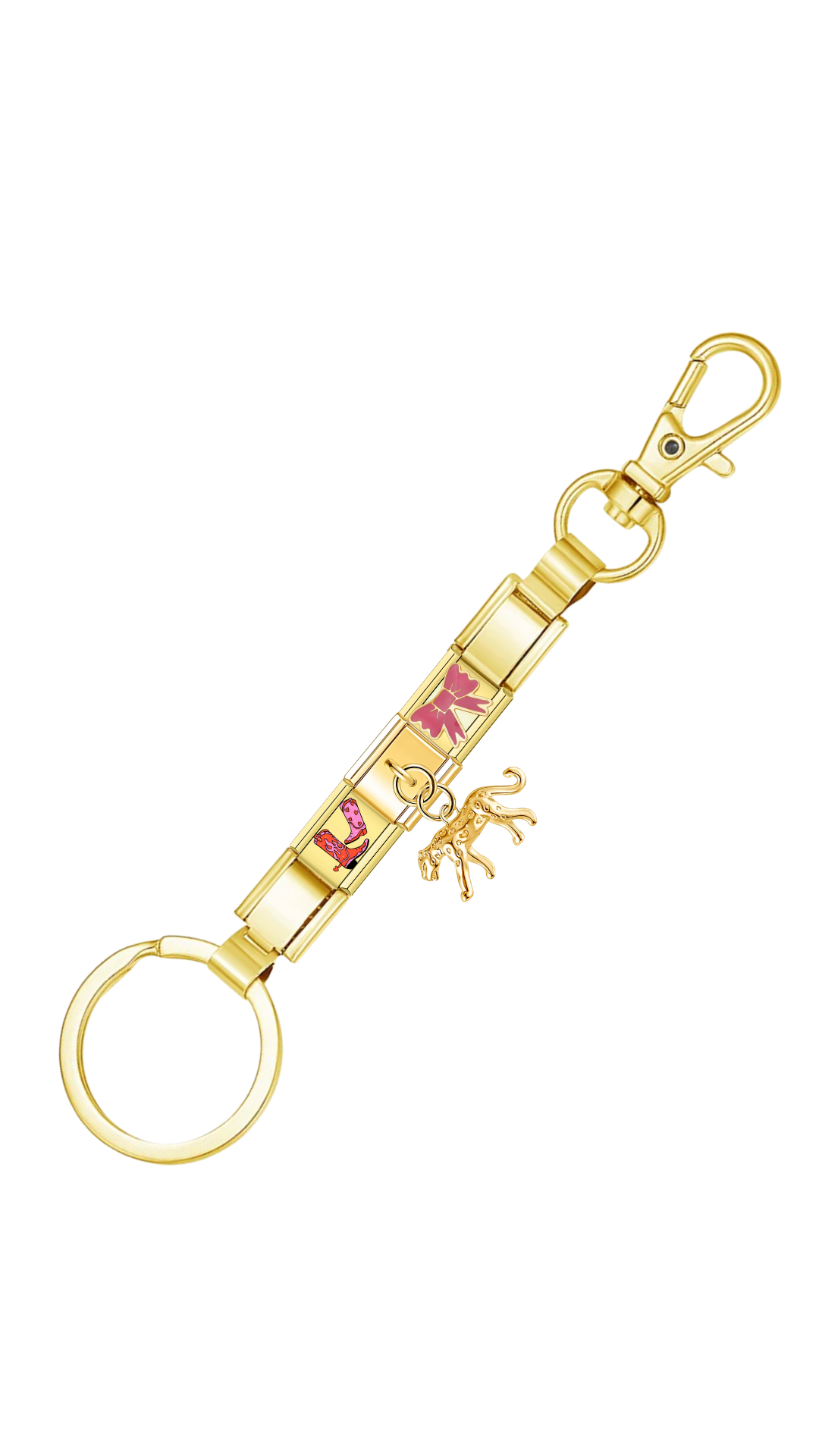 Porte-Clés Italien Golden Cowgirl