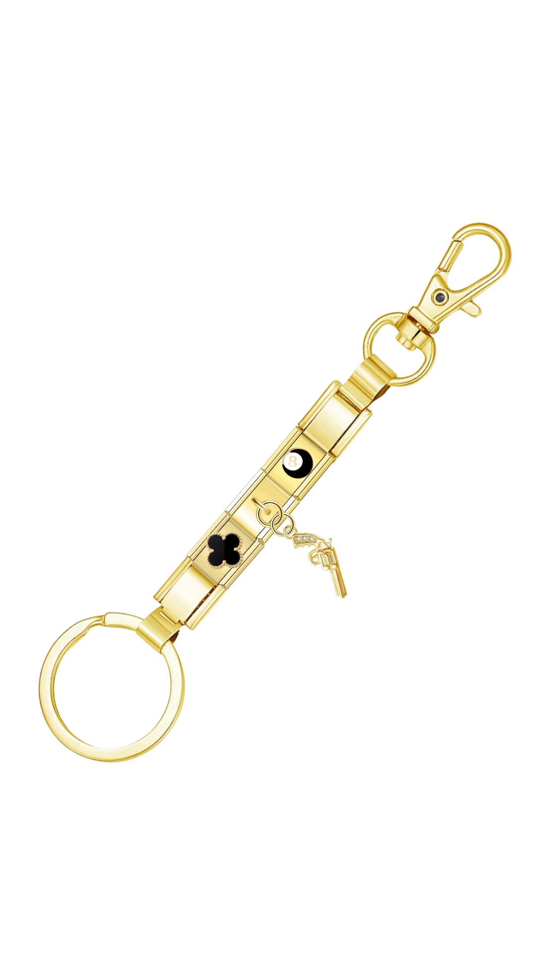 Porte-Clés Italien Golden Lucky 8