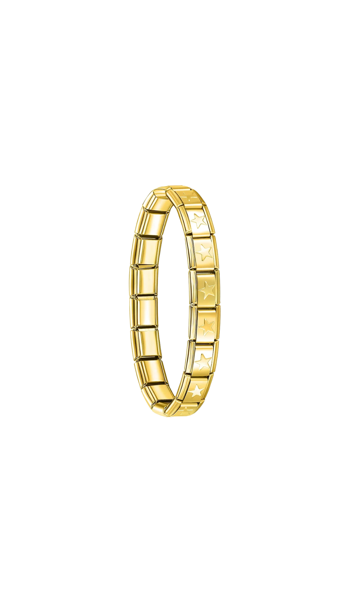 Bracelet Italien Doré Maille Étoile