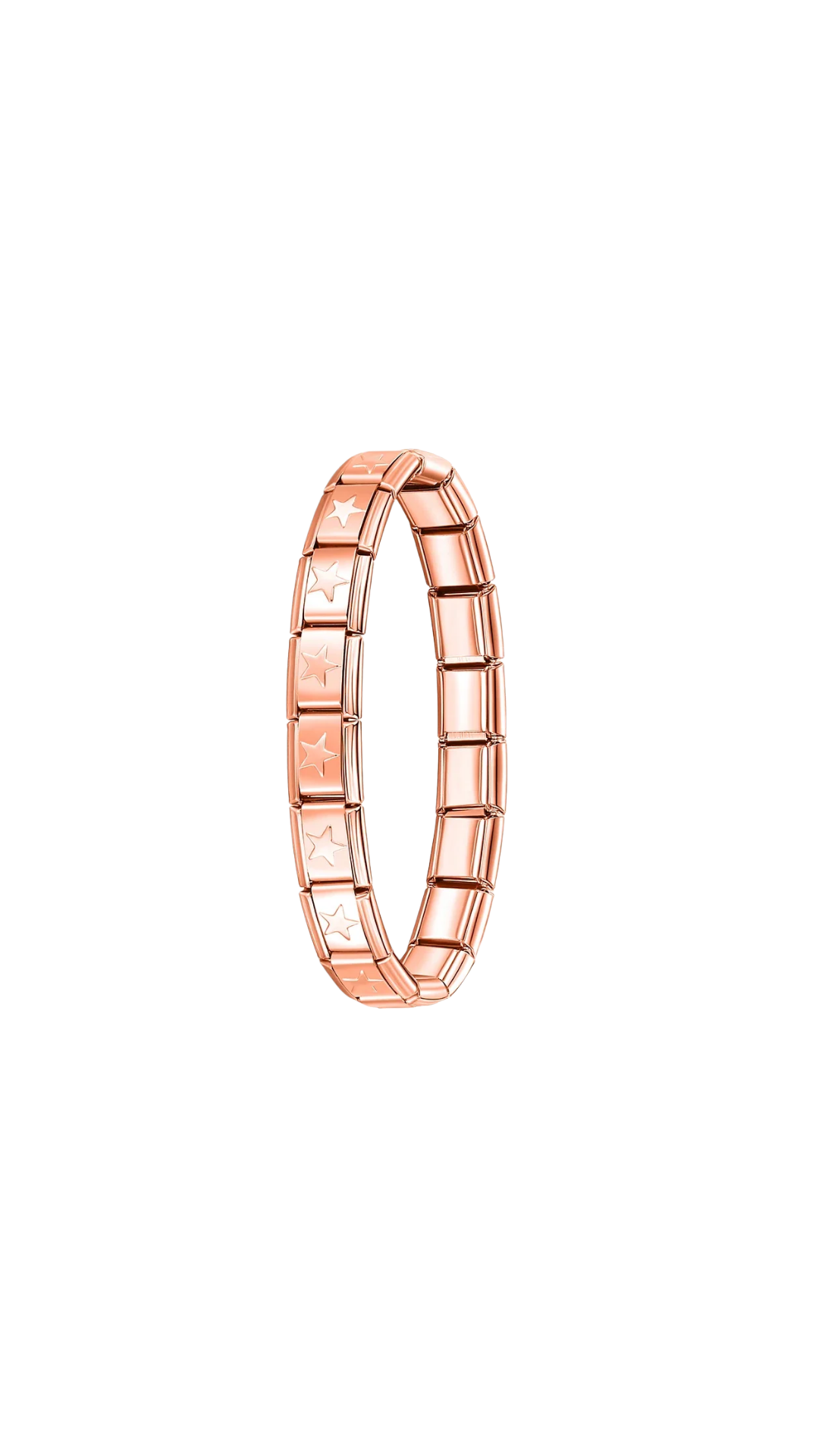 Bracelet Italien Rose Gold Étoilé