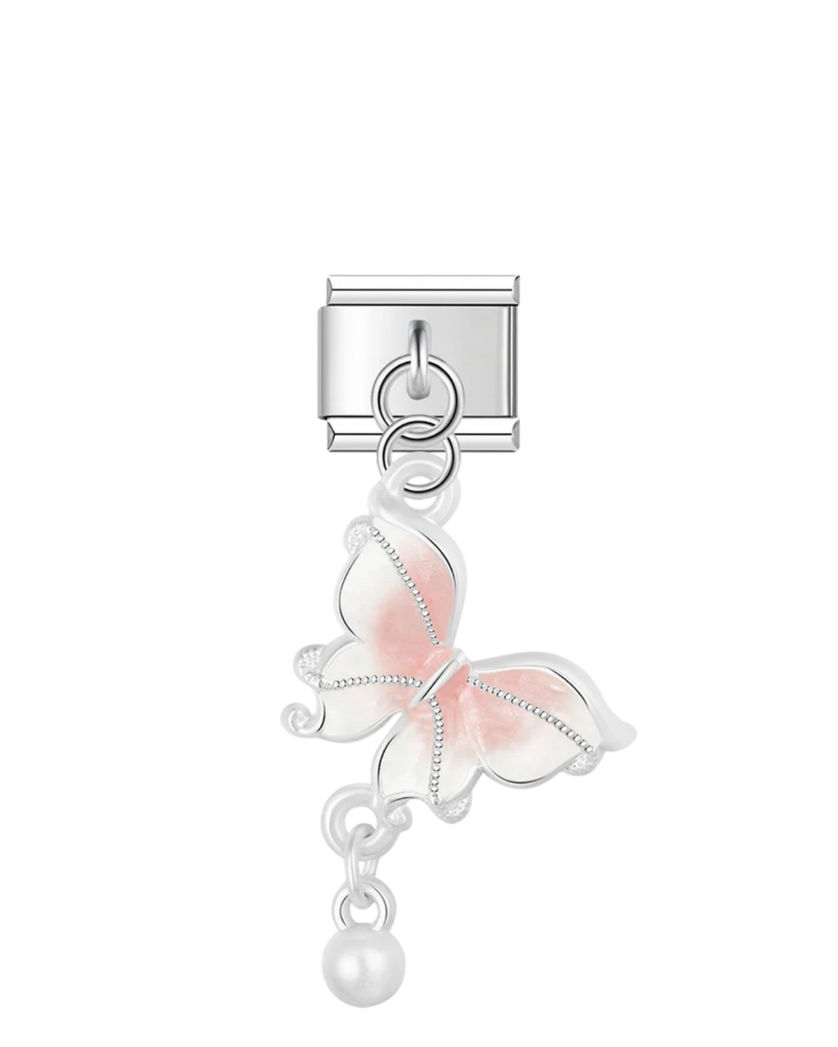 Papillon Rose Nacré