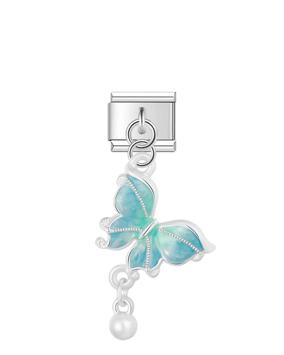 Papillon Bleu Nacré