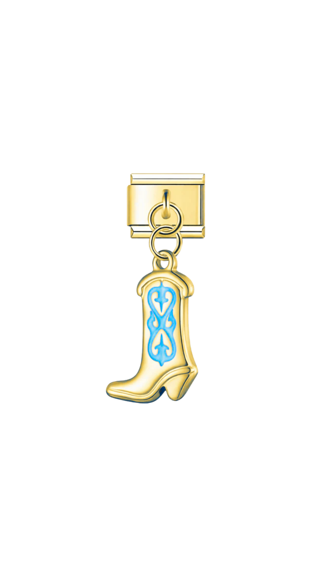 Botte de Cowboy Bleue