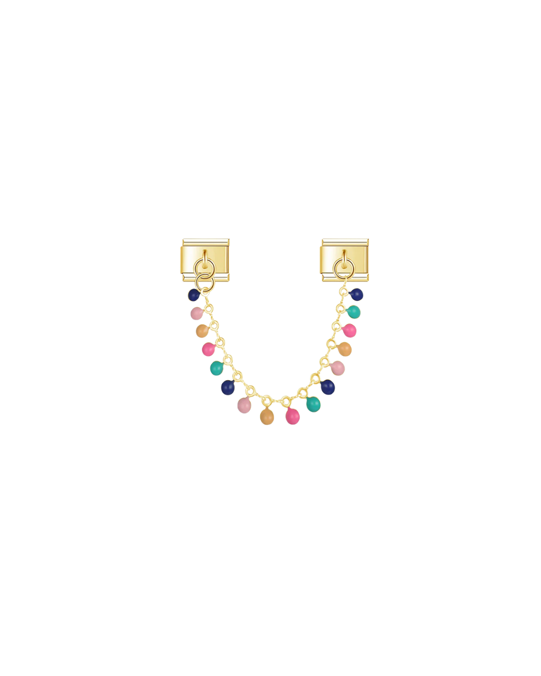 Chaîne Perles Multicolores