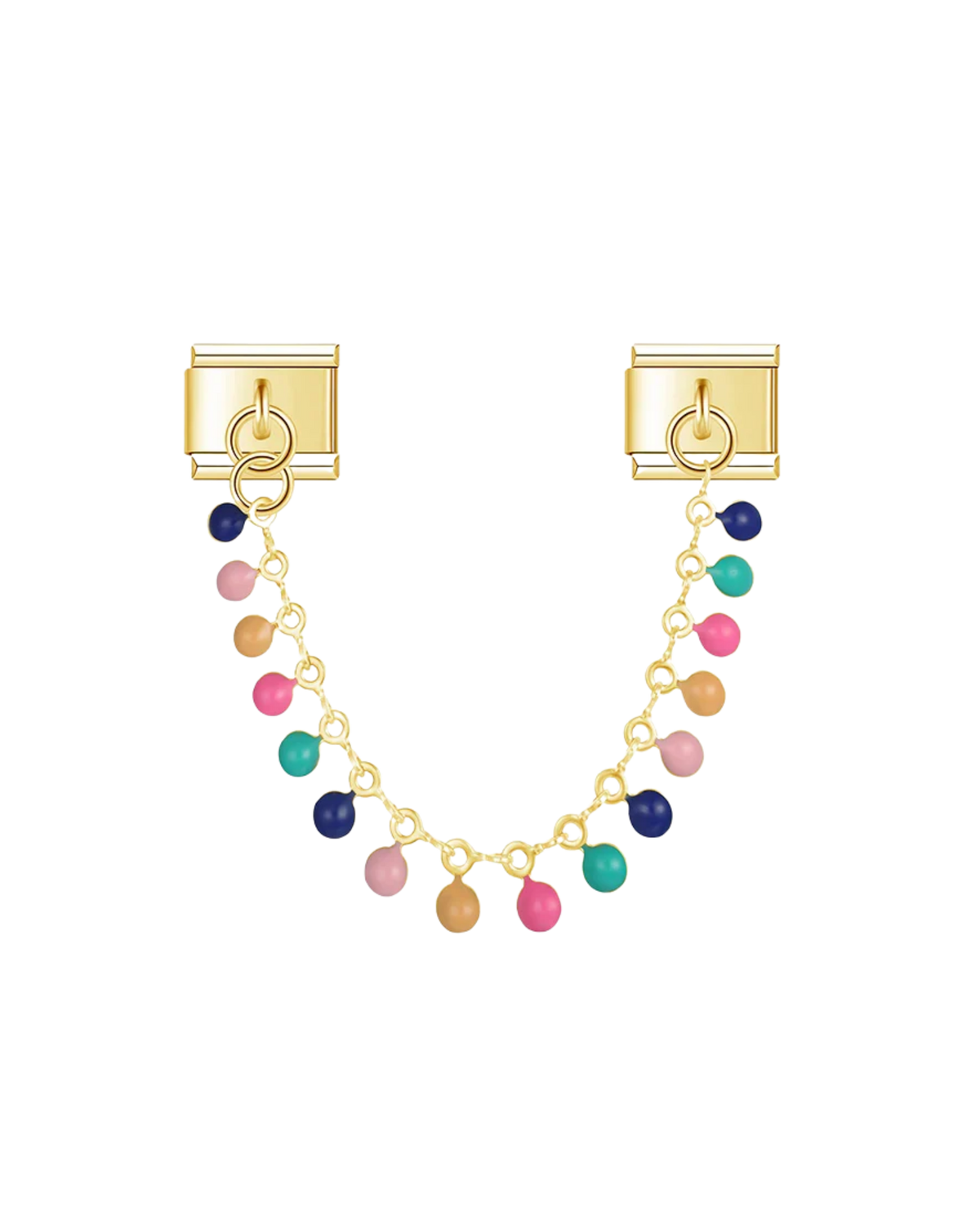 Chaîne Perles Multicolores