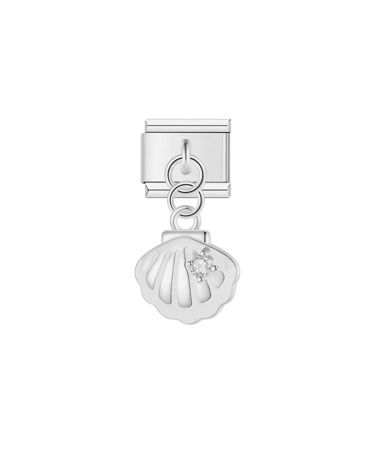 Coquillage Blanc Pendentif