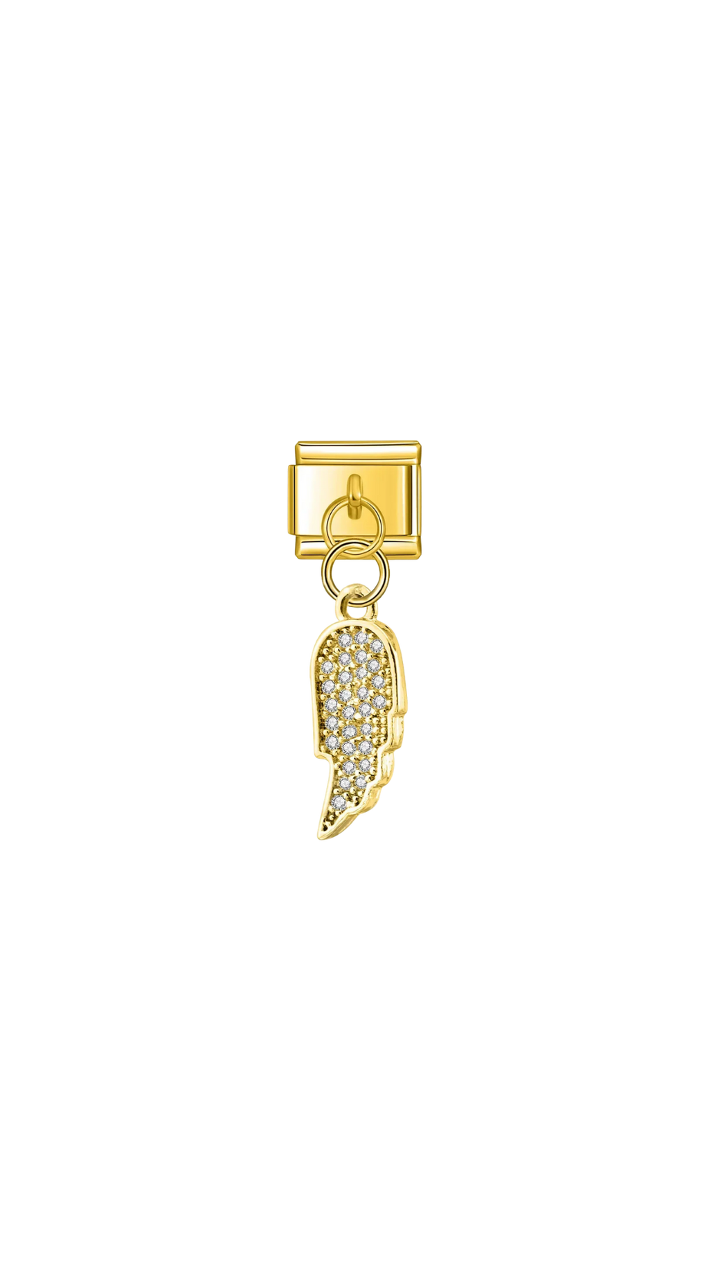 Aile d’Ange Dorée & Strass