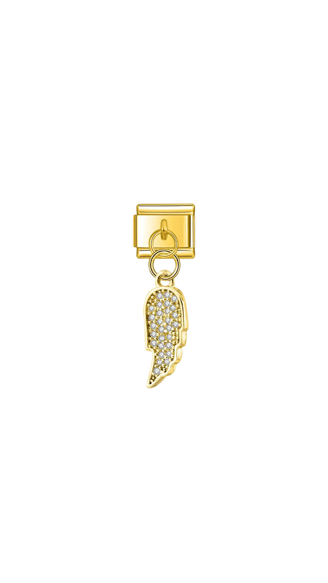 Aile d’Ange Dorée & Strass