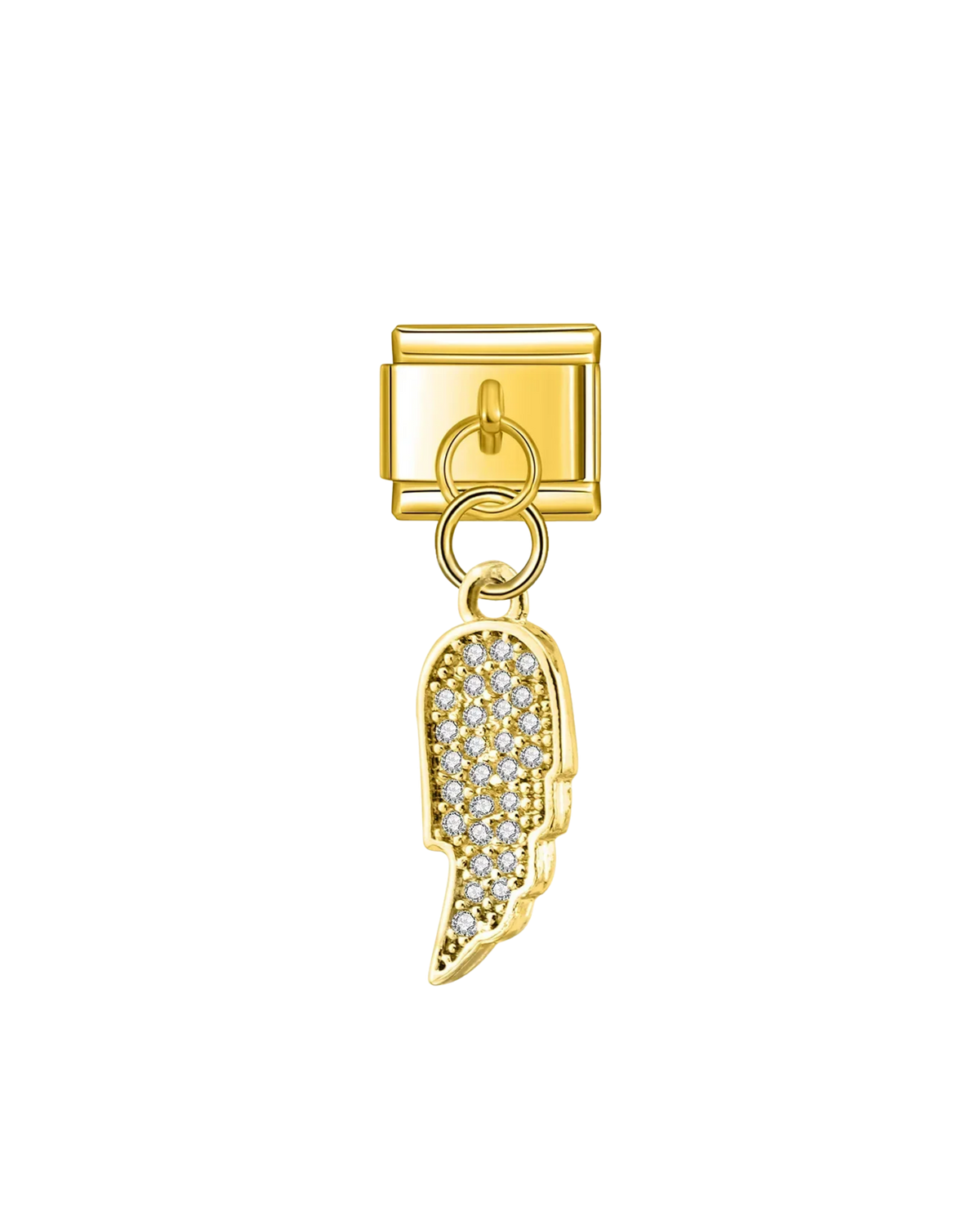 Aile d’Ange Dorée & Strass