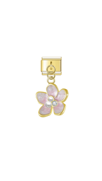 Fleur Rose Nacrée