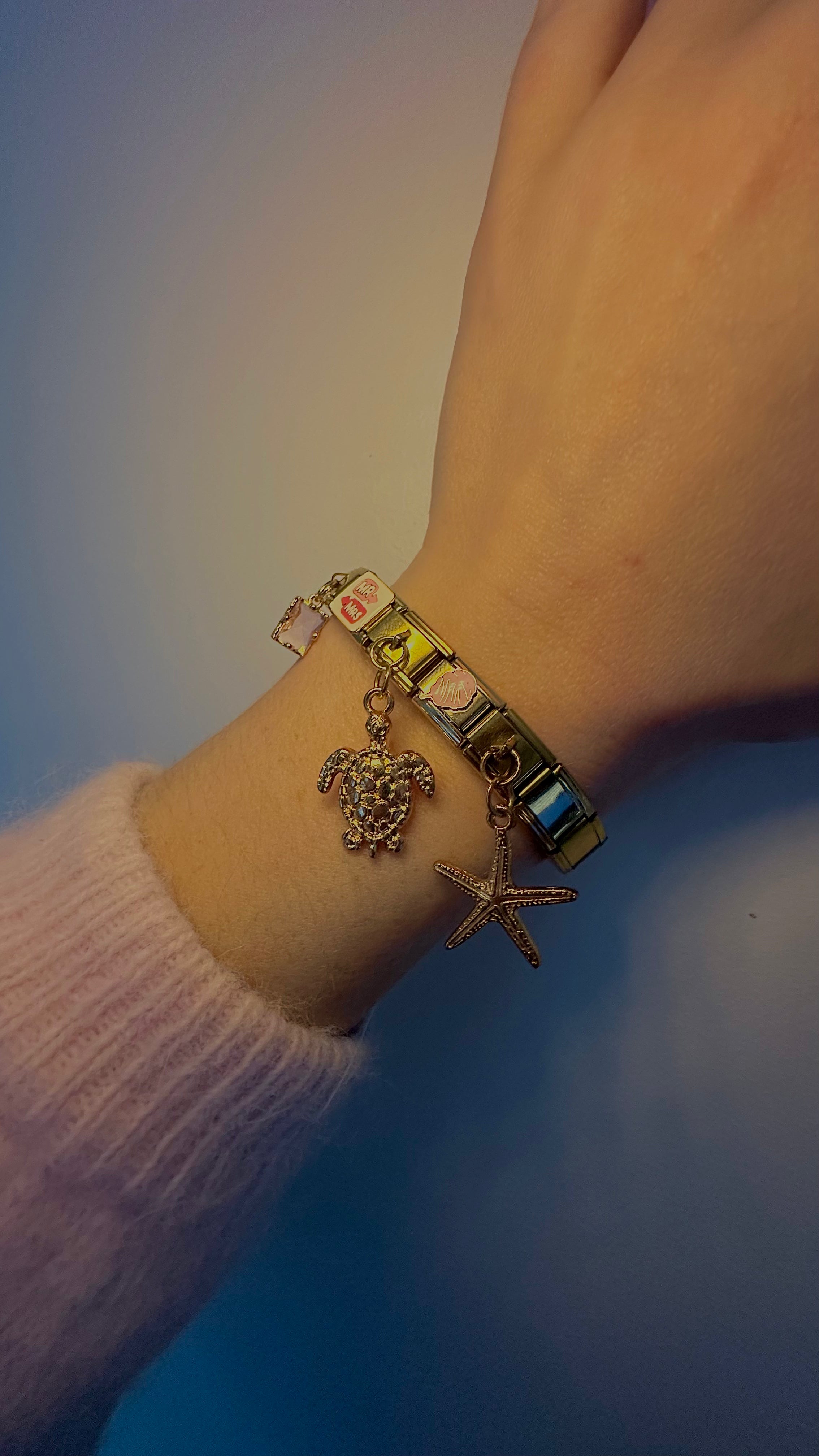 charm-italien-etoile-de-mer-doree-bracelet