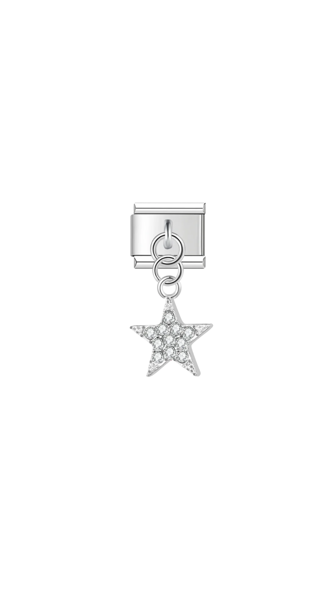 Étoile Strass Argentée