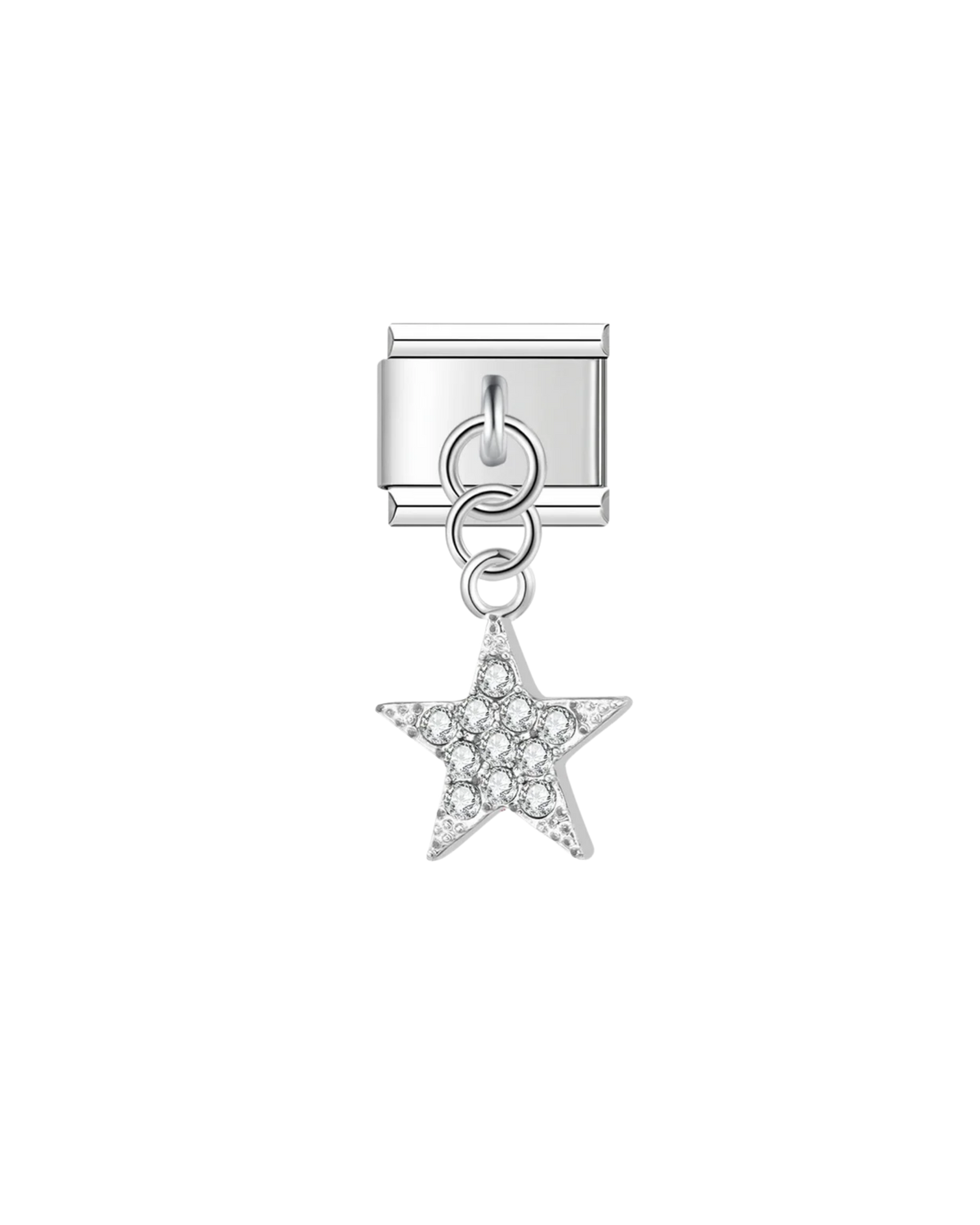 Étoile Strass Argentée