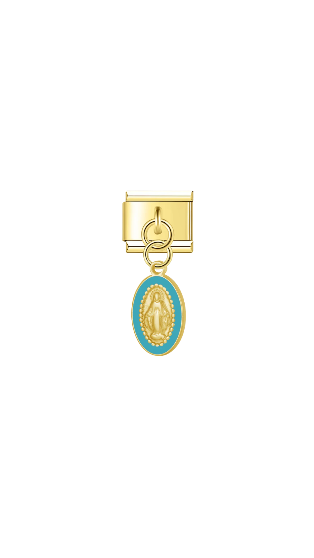 Médaille Vierge Turquoise