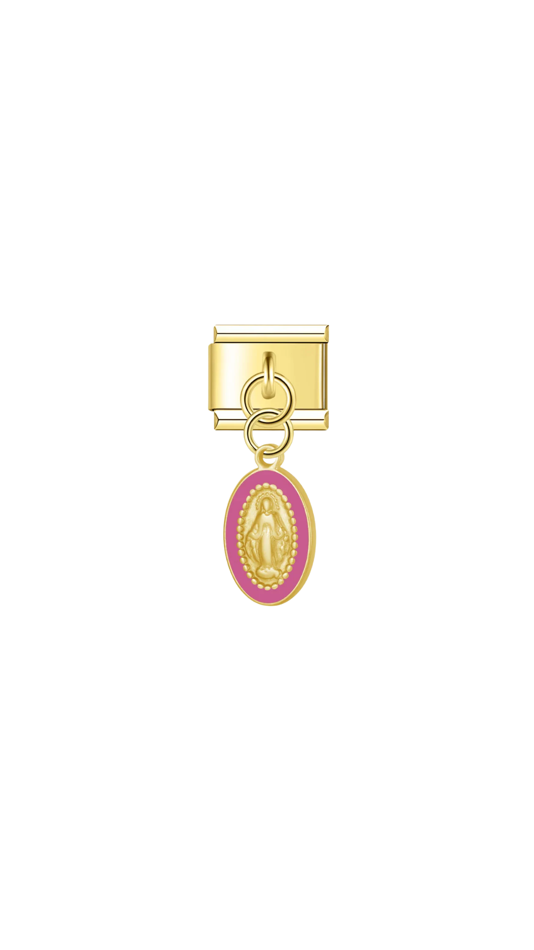 Médaille Vierge rose