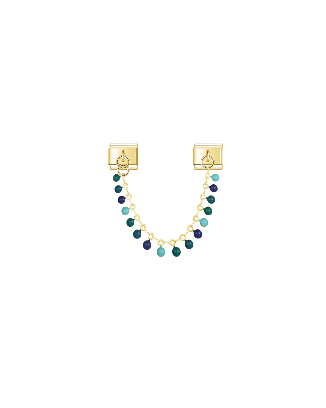 Chaîne Perles Bleues