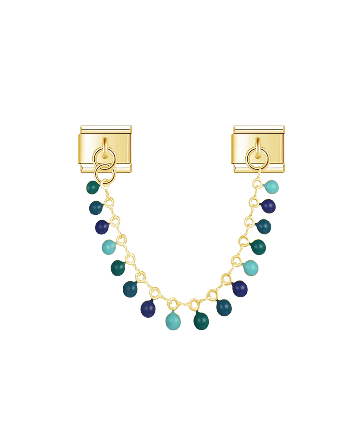 Chaîne Perles Bleues