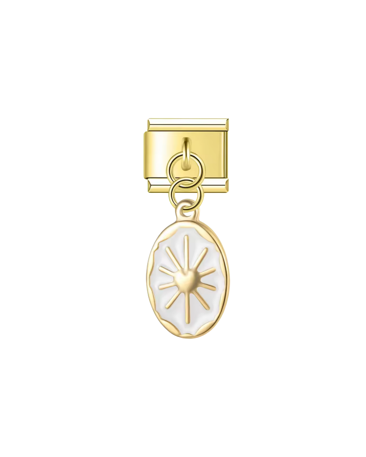 Pendentif Soleil Blanc